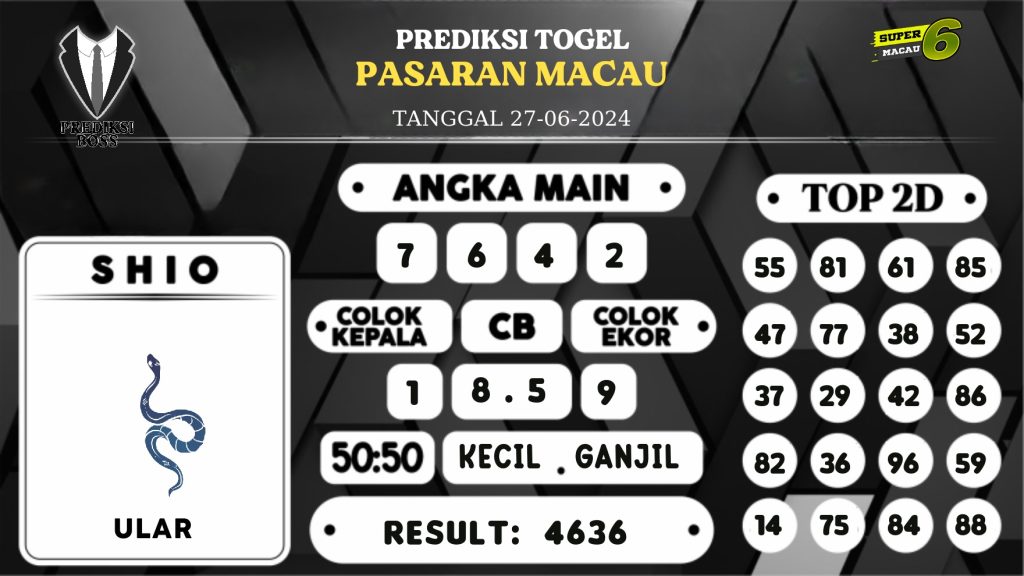 https://prediksibossone.com/prediksi-boss-togel-macau-kamis-27-juni-2024/
