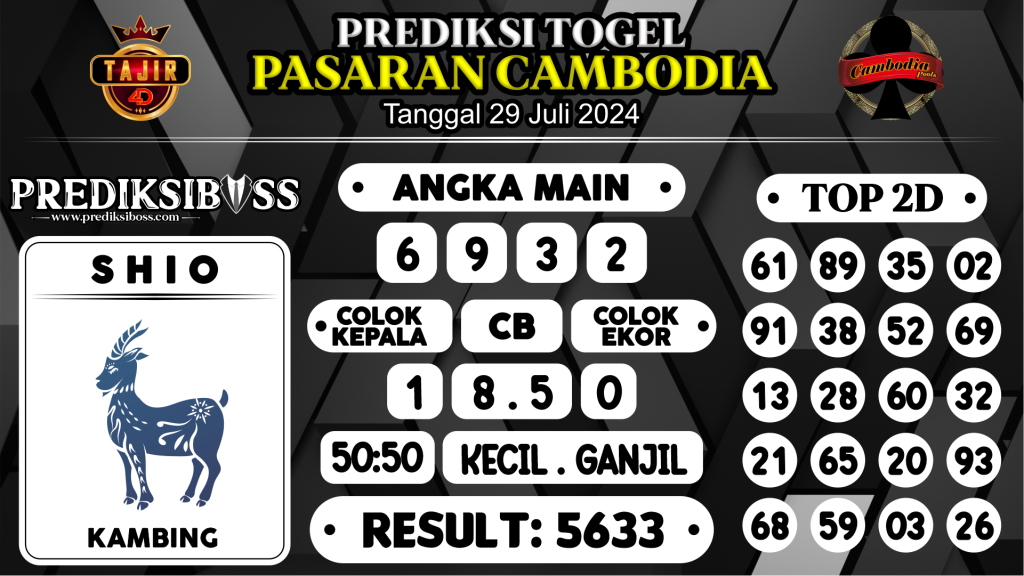 https://prediksibossone.com/prediksi-boss-togel-cambodia-senin-29-juli-2024/