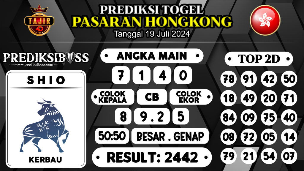 https://prediksibossone.com/prediksi-boss-togel-hongkong-jumat-19-juli-2024/