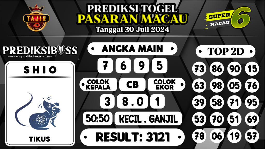 https://prediksibossone.com/prediksi-boss-togel-macau-selasa-30-juli-2024/