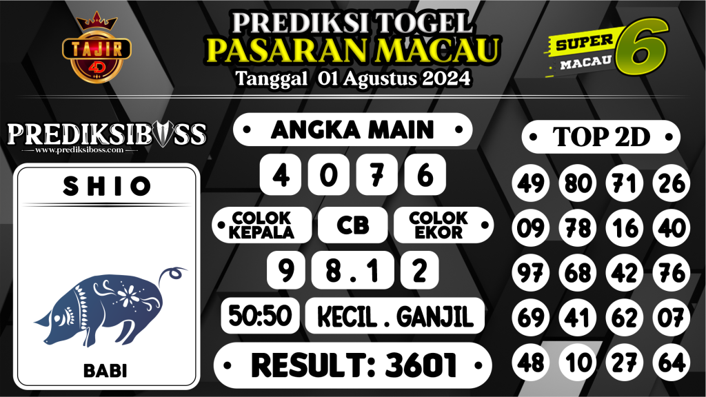 https://prediksibossone.com/prediksi-boss-togel-macau-kamis-01-agustus-2024/