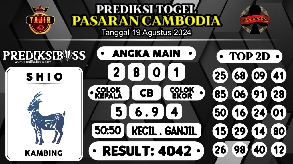 https://prediksibossone.com/prediksi-boss-togel-cambodia-senin-19-agustus-2024/