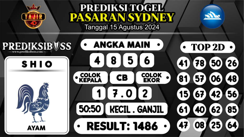 https://prediksibossone.com/prediksi-boss-togel-sidney-kamis-15-agustus-2024/
