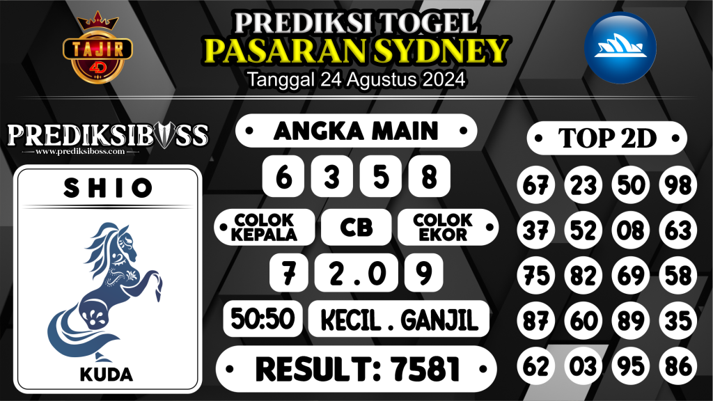 https://prediksibossone.com/prediksi-boss-togel-sidney-sabtu-24-agustus-2024/