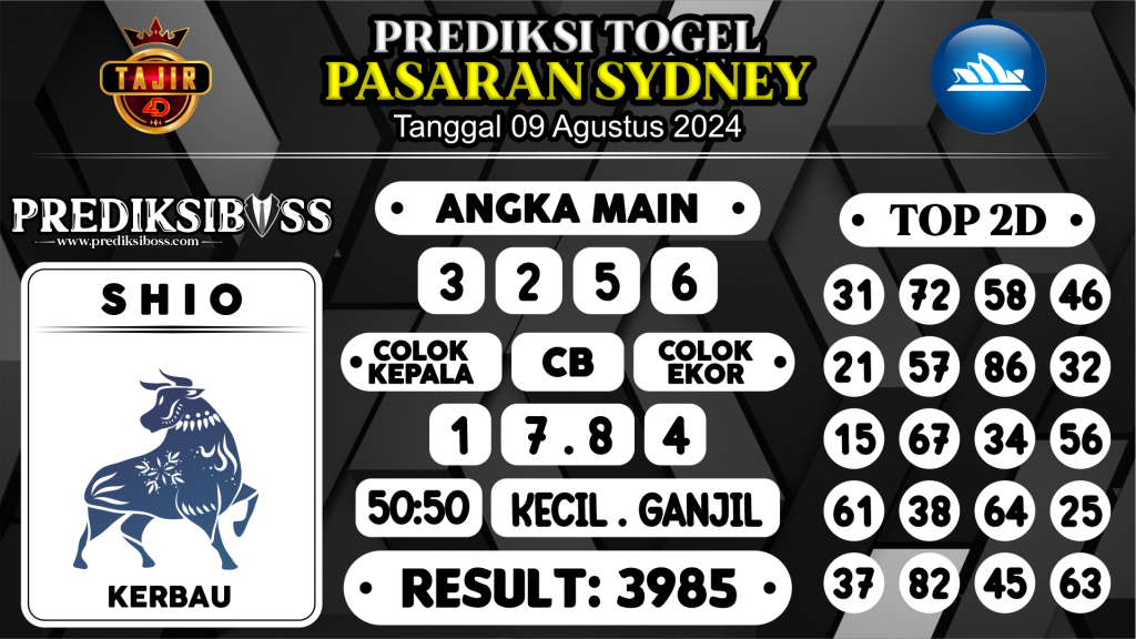 https://prediksibossone.com/prediksi-boss-togel-sidney-jumat-09-agustus-2024/